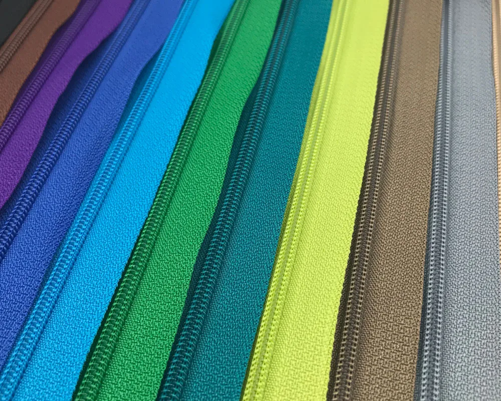 3# Bulk Nylon Coil Zippers with Zipper Sliders Beige Yard Zippers Wholesale For DIY home Craft Sewing Garment Accessories