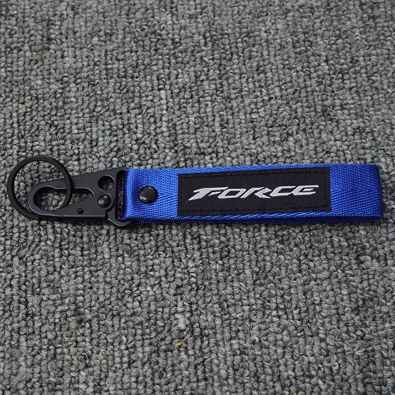 For Yamaha Force 155 175 Force155 Motorcycle 3D embroidery  Keychain Key Ring Accessories