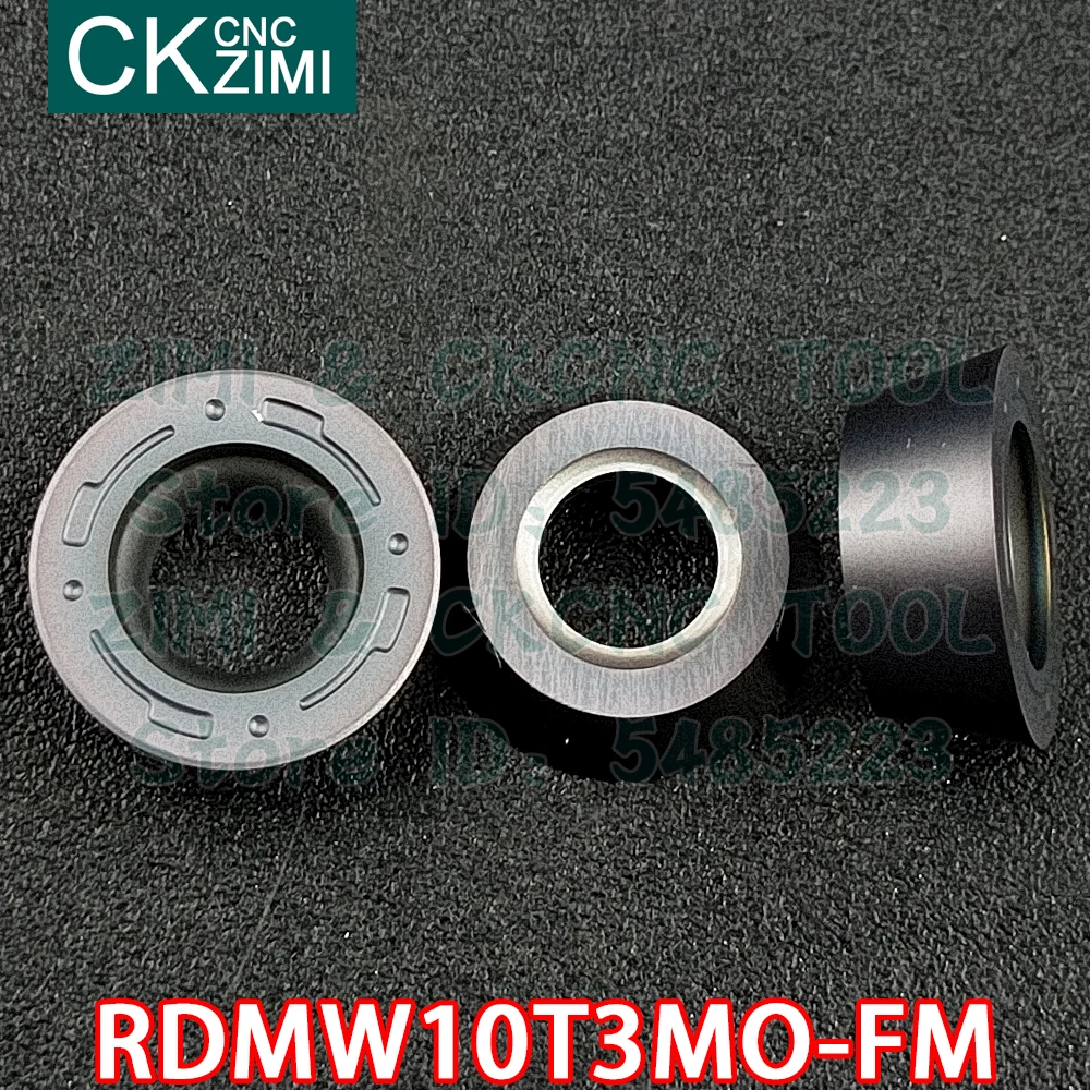 RDMW10T3MO-FM ZM1125 RDMW 10T3 MO FM Sisipan Karbida Melingkar Alat Sisipan Penggilingan Diindeks Alat Pemotong Putar Bubut Logam CNC
