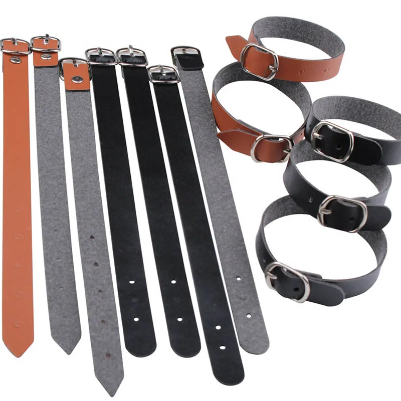 5pcs/Lot Travel Accessories PU Leather Luggage Tag Strap