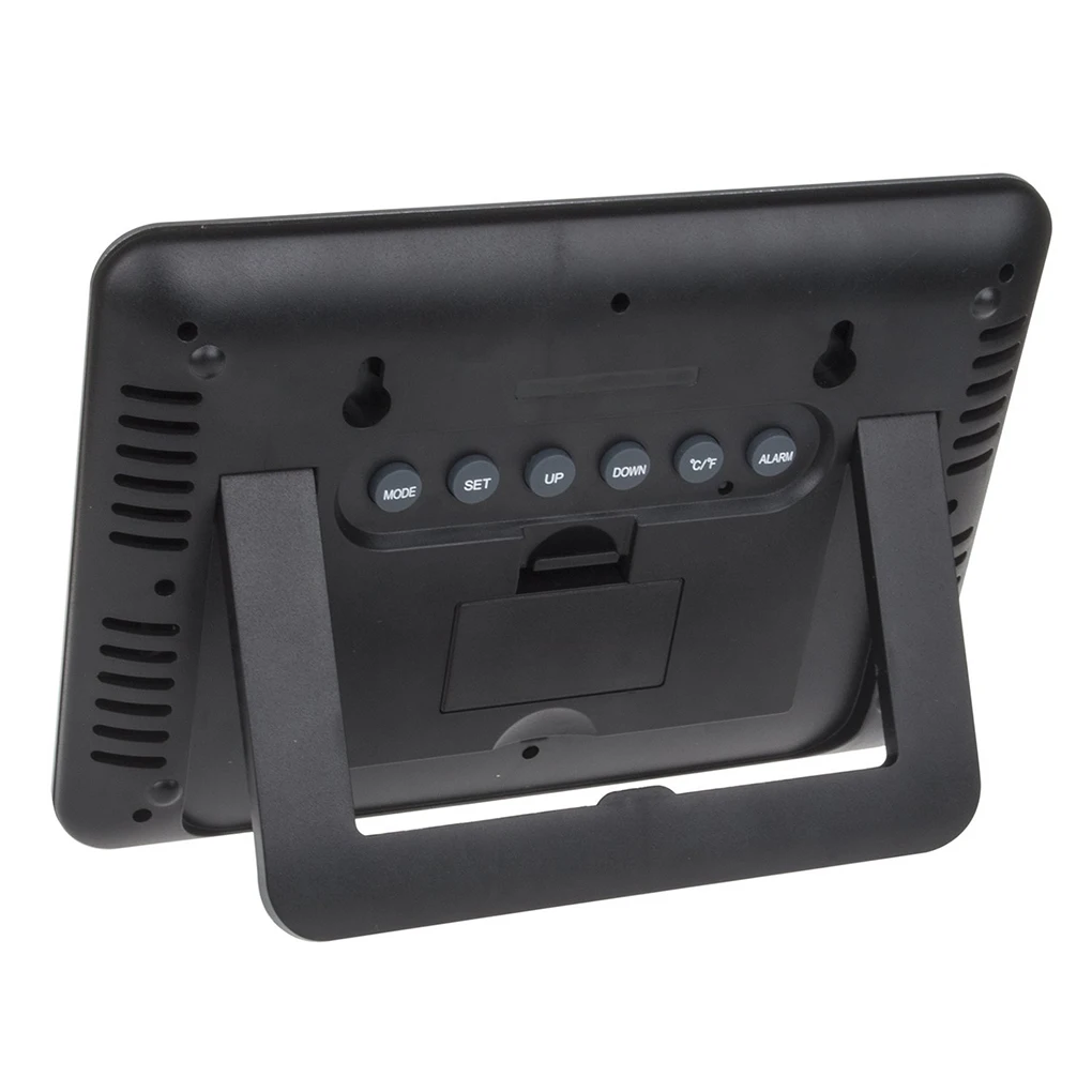 Digital Clock Thermometer Room Wall Mount Time Display Tool Alarm Equipment Electronic Indoor Home Using Temperature Meter