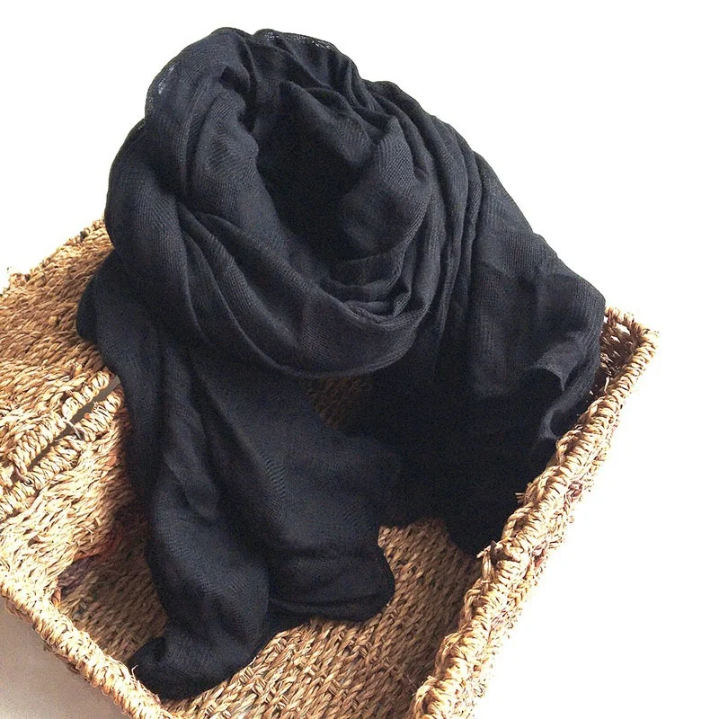 solid colour scarfs for ladies big size 150*190 woman hijab turban for women