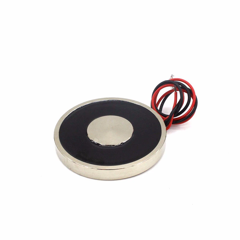 70/9 Holding Electric Sucker Electromagnet Solenoid Magnet Dc 12v 24v Suction-cup Cylindrical Lifting 30kg Suction Plate Metal