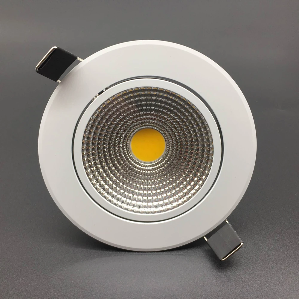 Super bright LED recessed LED spotlight with dimmable COB 5W 7W 9W 12W LED spotlight LED decorative ceiling light AC / DC 12 V