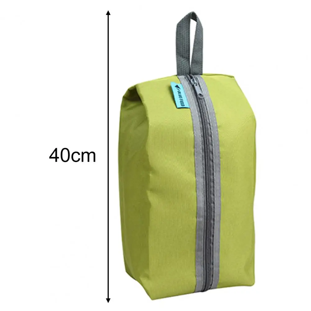 Storage Pouch Zipper Closure Waterproof Oxford Cloth Hanging Shoes Bag for Travel