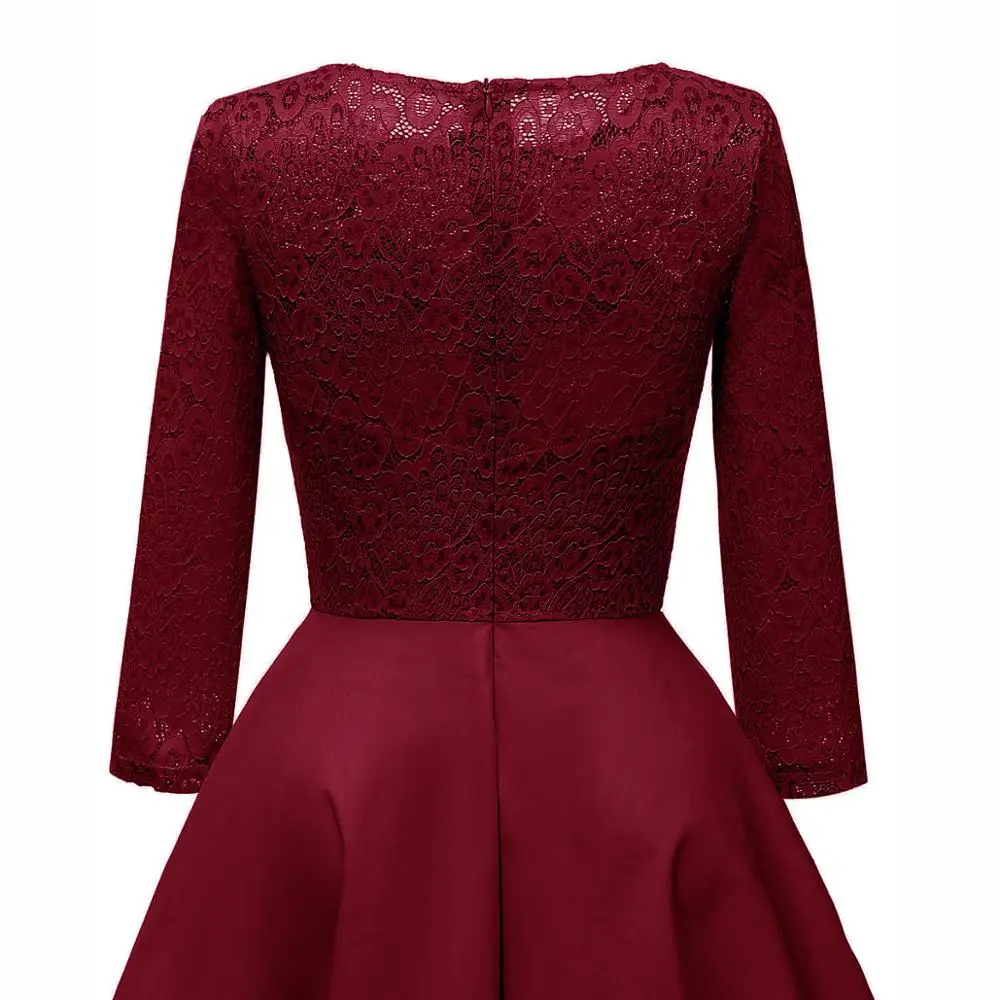 Robe trapèze en satin à manches sept points pour femmes, nouveauté, col rond, décontractée, taille moyenne, slim, été, 2020
