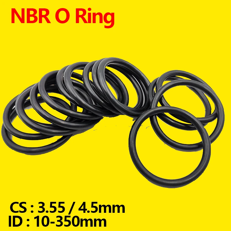 WD CS 3,1mm 3,5mm Außendurchmesser 9mm - 360mm Nitril-Butadien-Kautschuk NBR Dichtungsring Reparatur-Skelett Öldichtung Dichtung O-Ring Dichtungsscheibe – Detail 11