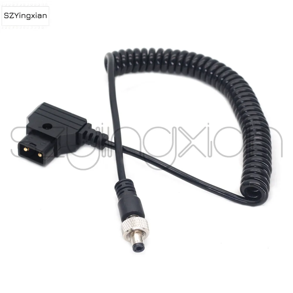 D-Tap To DC 5.5x2.5mm Lockable Cable For Blackmagic Video Assist 4K Monitor Power Cord