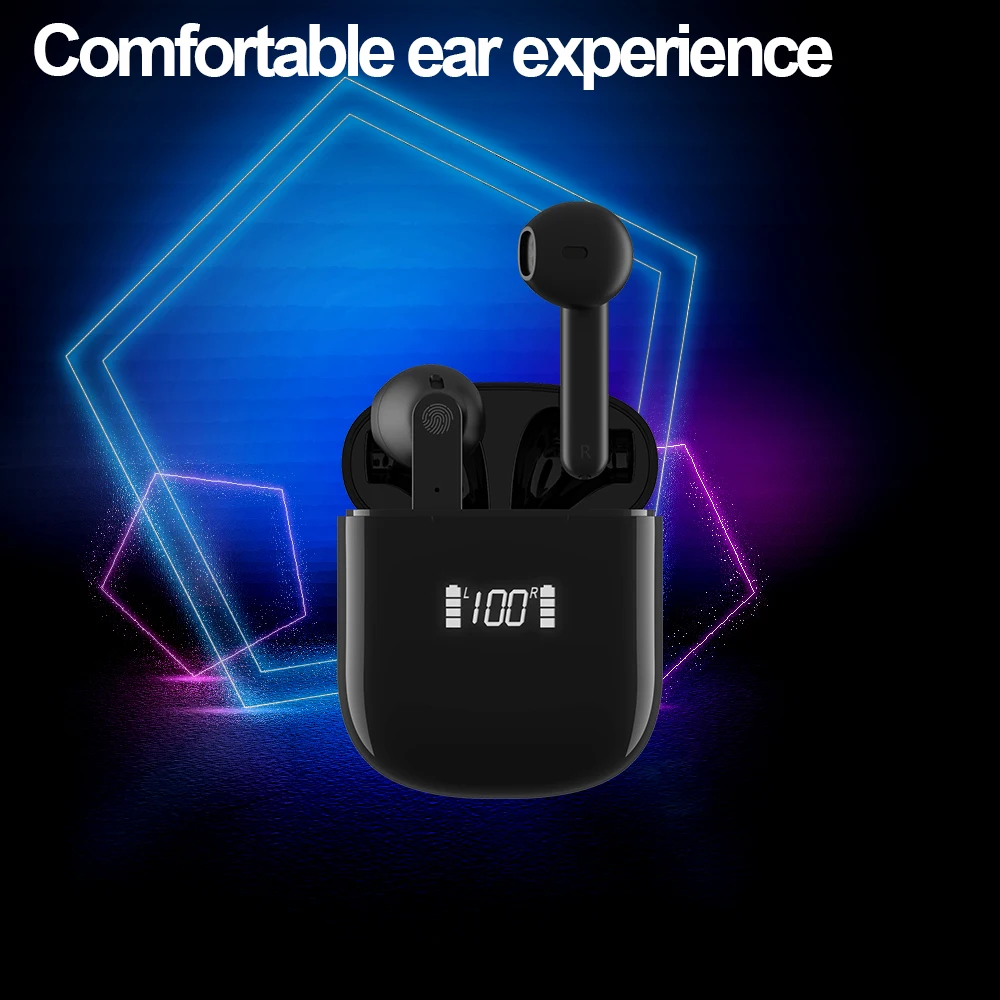 Беспроводные наушники Bluetooth 5,0, TWS Hi-Fi мини-наушники-вкладыши с поддержкой iOS/Android, HD-звонки