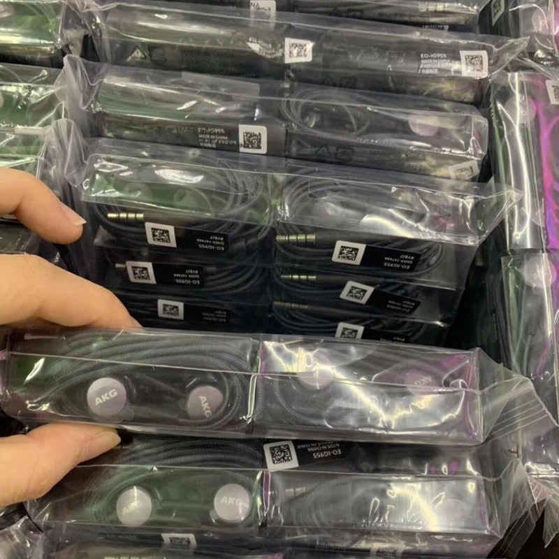 10 pz/lotto s8 auricolare EO-IG955 in-ear 3.5mm per xiaomi Samsung S8 auricolari con microfono nero