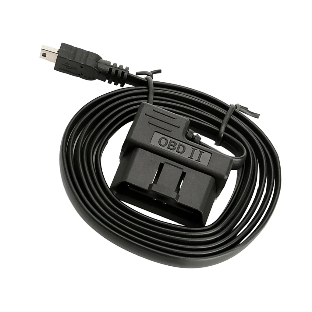 OBD II 16Pin to Mini USB Diagnostic Connect Cable for HUD Head up Display