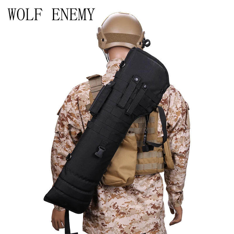 Long Gun Protection Carrier Tactical Rifle Scabbard Hunting Holster Assault Shotgun Rifle Hunting Bag Pouch Case