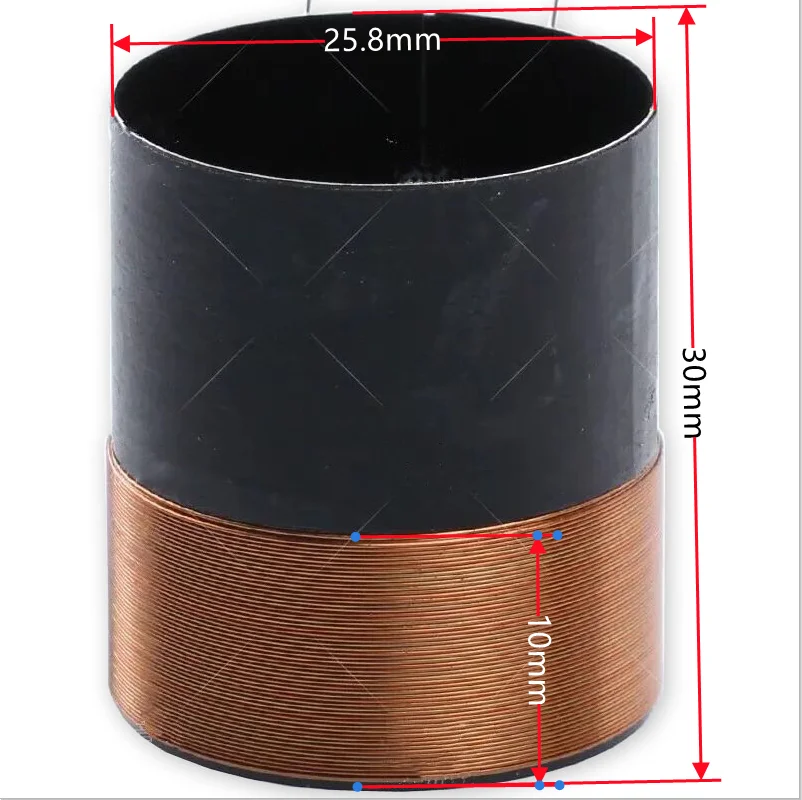 1pc 25.8mm Core Voice Coil  Aluminum Pure copper  For 6.5