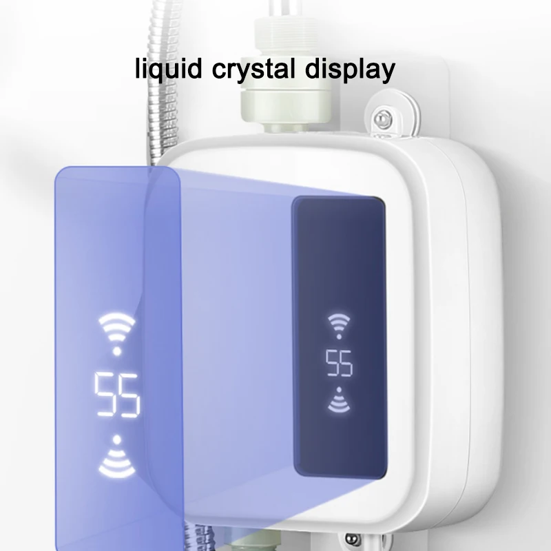 Aquecedor de água quente elétrico banheiro tankless aquecimento chuveiro rega aquecedores display led para casa e banheiro