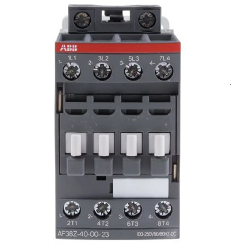 ABB 4-ploe contactors AC-1 55A AC/DC operated  4 N.O. main poles AF38Z-40-00-23