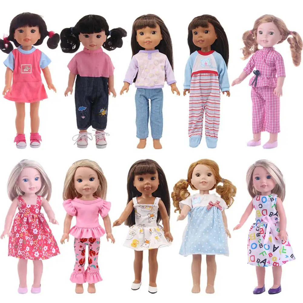 14 Inch Doll Beautiful Clothes And  Dress Kids Toys Long Hair Reborn Baby Sound DollToys for Girls