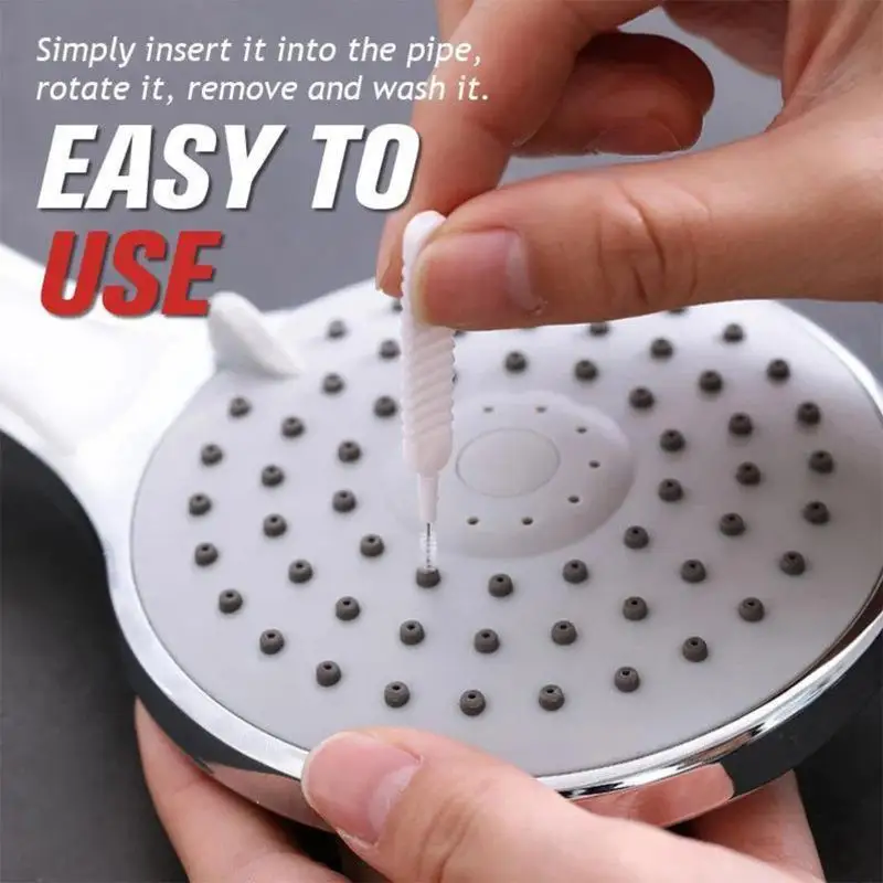 10pcs Shower Head Cleaning Brush Washing Anti-Clogging Small Brush Pore Gap Cleaning Brush For Kitchen Toilet Phone Hole