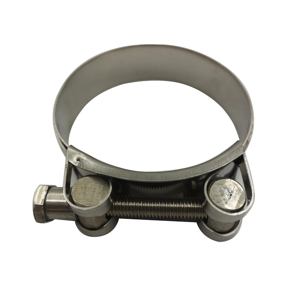 32-79mm Stainless Steel 304 Motorcycle Exhaust Pipe Adjustable Clamp Hot Sale Durable Anti-oxidation