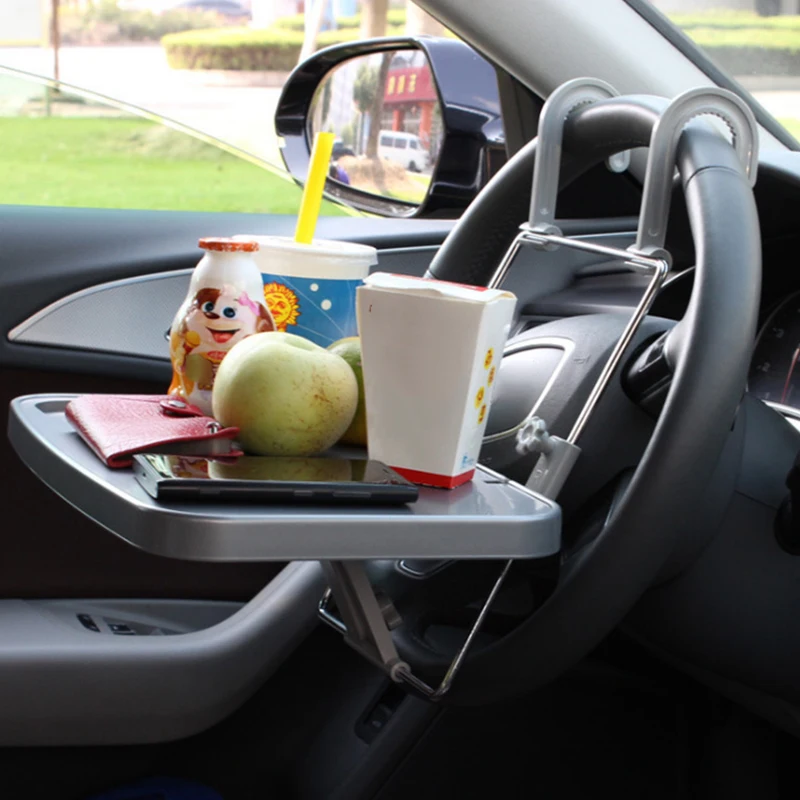 Car Auto Dining Table Food Back Seat Folding Tray Cup Holder Drink Desk for Kids Children BIN