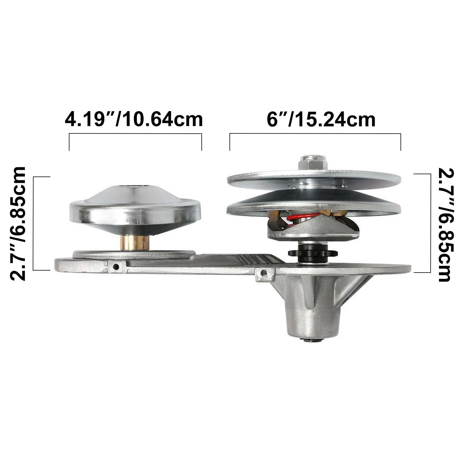 VEVOR Torque Converter Kit TAV2 30 Series With 10 and 12 Tooth Sprocket Driver Pulley Used In CVT Gearboxes for Kart Scooter ATV