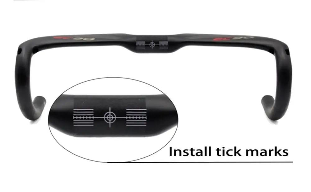 Neuer SL70 Vollcarbon-Fahrradlenker Rennradlenker mit Vorbau UD Matt Carbon Lenker 400/420/440mm – Detail 2