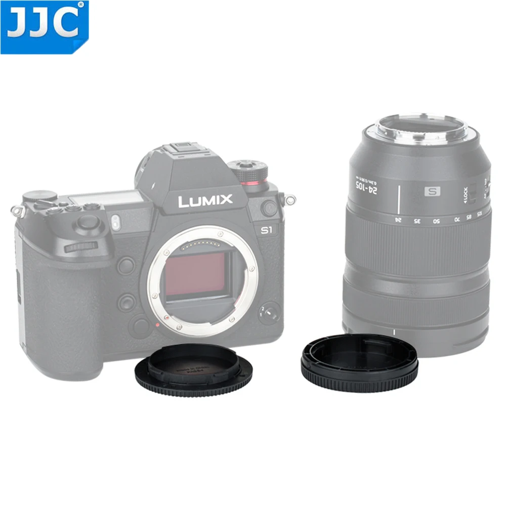 JJC L-RLL Camera Body Cap and Rear Lens Cap For Leica SL (Typ601) CL TL2 For Panasonic S1 S1R S1H Lumix S9 ,Sigma FP Cameras