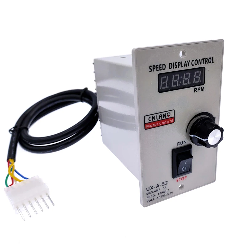 UX-A-52 Digital display speed controller Motor 400W AC 220V Speed Pinpoint Regulator Controller Forward & Backward 50/60hz