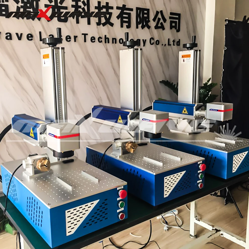 30w 50w small fiber laser marking machine for metal engraving jewelry cutting