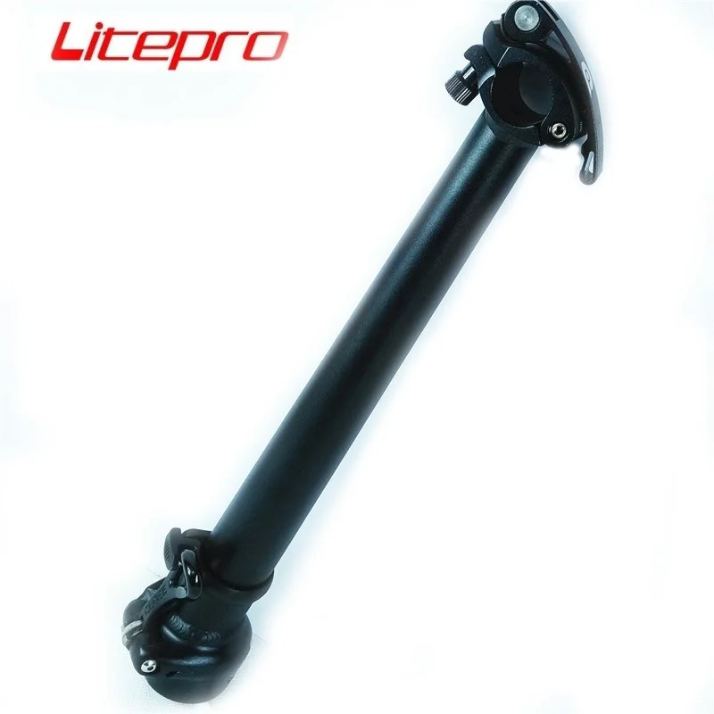 Litepro 412 Folding Bike Stem 37cm Outward Folding 25.4mm - 28.6mm BMX Folding Bicycle Stem P8 P18 Modification Accessories