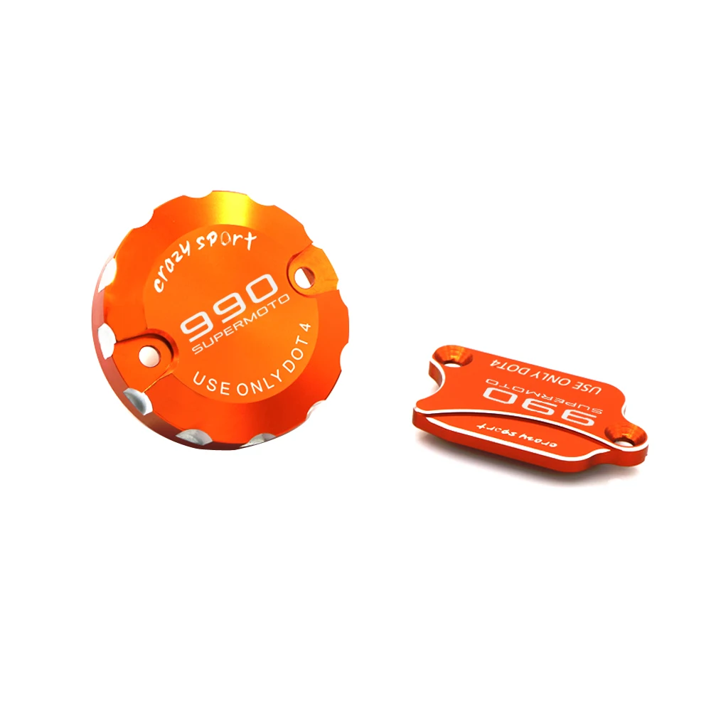 Motorcycle Front Rear Brake Cylinder Fluid Reservoir Cover Cap For KTM 990SMT 990 Super Moto R SMT Motor parts