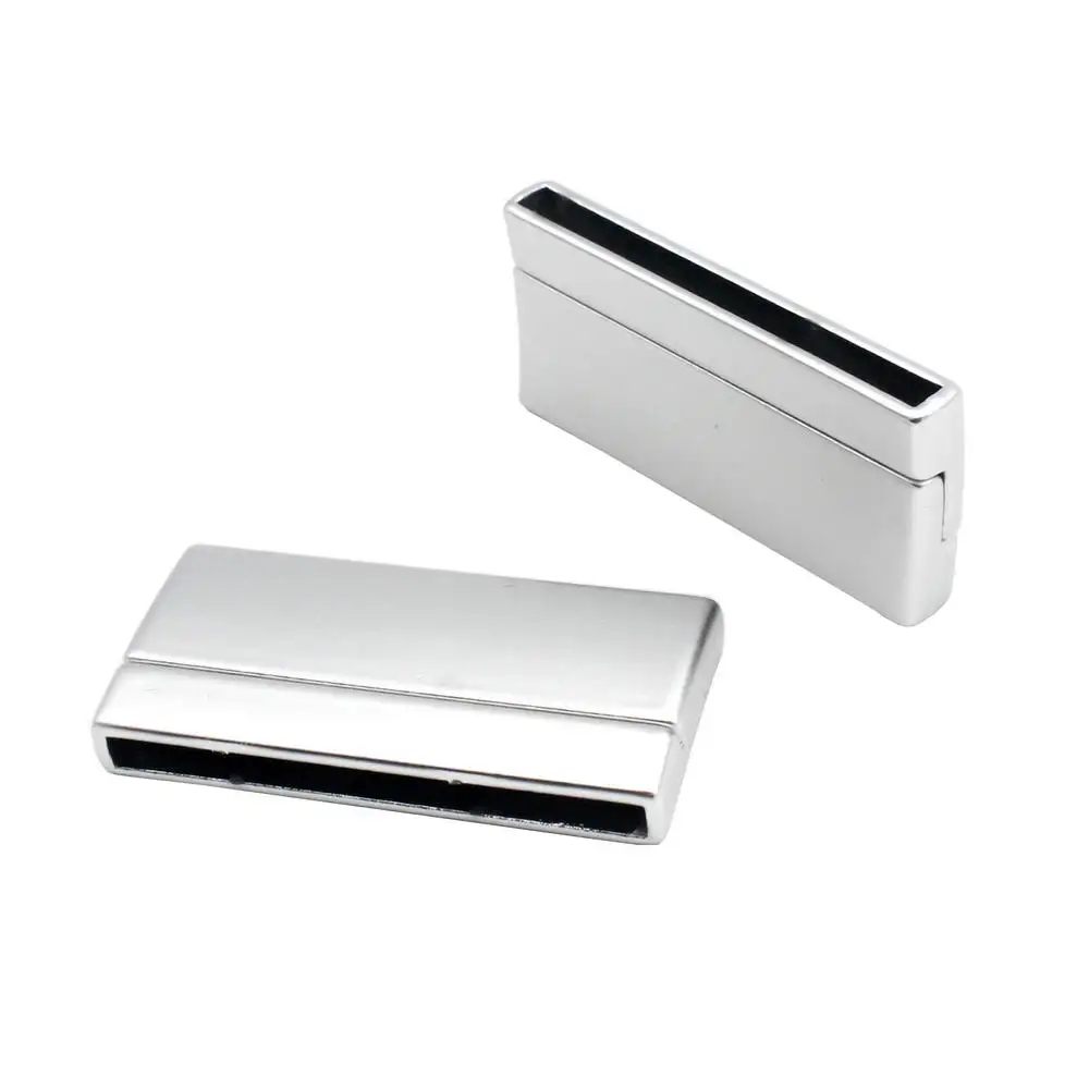 Aaazee Big Size Magnetic Clasps 40x3mm Hole Strong Magnet Curved Face