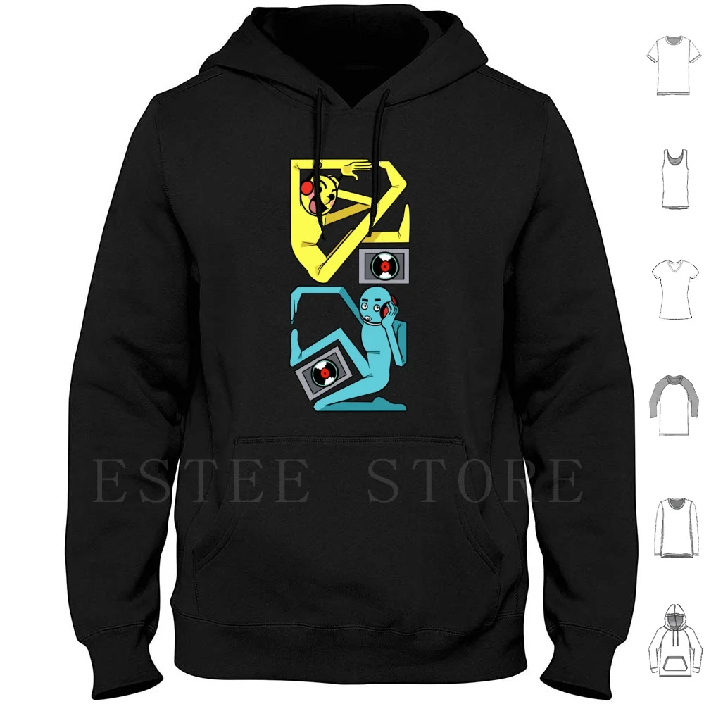 Dj Yellow And Student Hoodies Long Sleeve Rhythm Heaven Dj School Gaming Dj Yellow