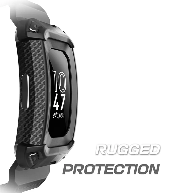 Fotografia 3: Pulseiras para Fitbit Inspire/Fitbit Inspire HR SUPCASE UB Pro, pulseiras de substituição com capa protetora integrada e resistente.