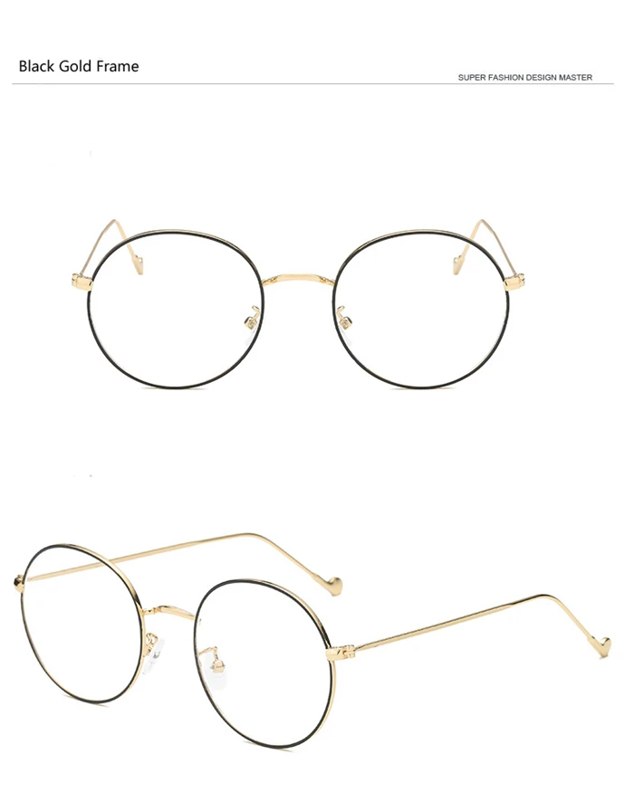 Frauen Runde Metall Brille Rahmen Mit Grad Männer Ultraleicht Fertig Myopie Gläser -0,5 -1 -1,5 -2 -2,5 -3 -3,5 -4 -4,5 -5 -6,0 – Detail 14