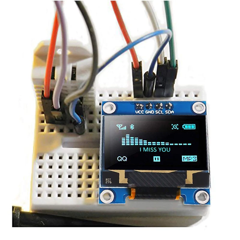 Raspberry Pi 4 Screen 0.96 Inch Lcd Display Module Iic Serial Yellow Blue 128x64 I2c Ssd1306 12864 Lcd Screen Board For Arduino