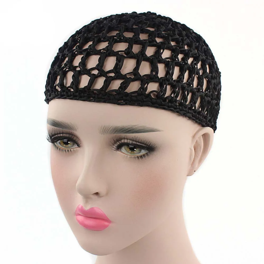 Stylish Bar Hair Net Hand-crocheted Silk Mesh Pocket Hair Care Cap Sleeping Cap Women Hair Accessories Hair Care Hat