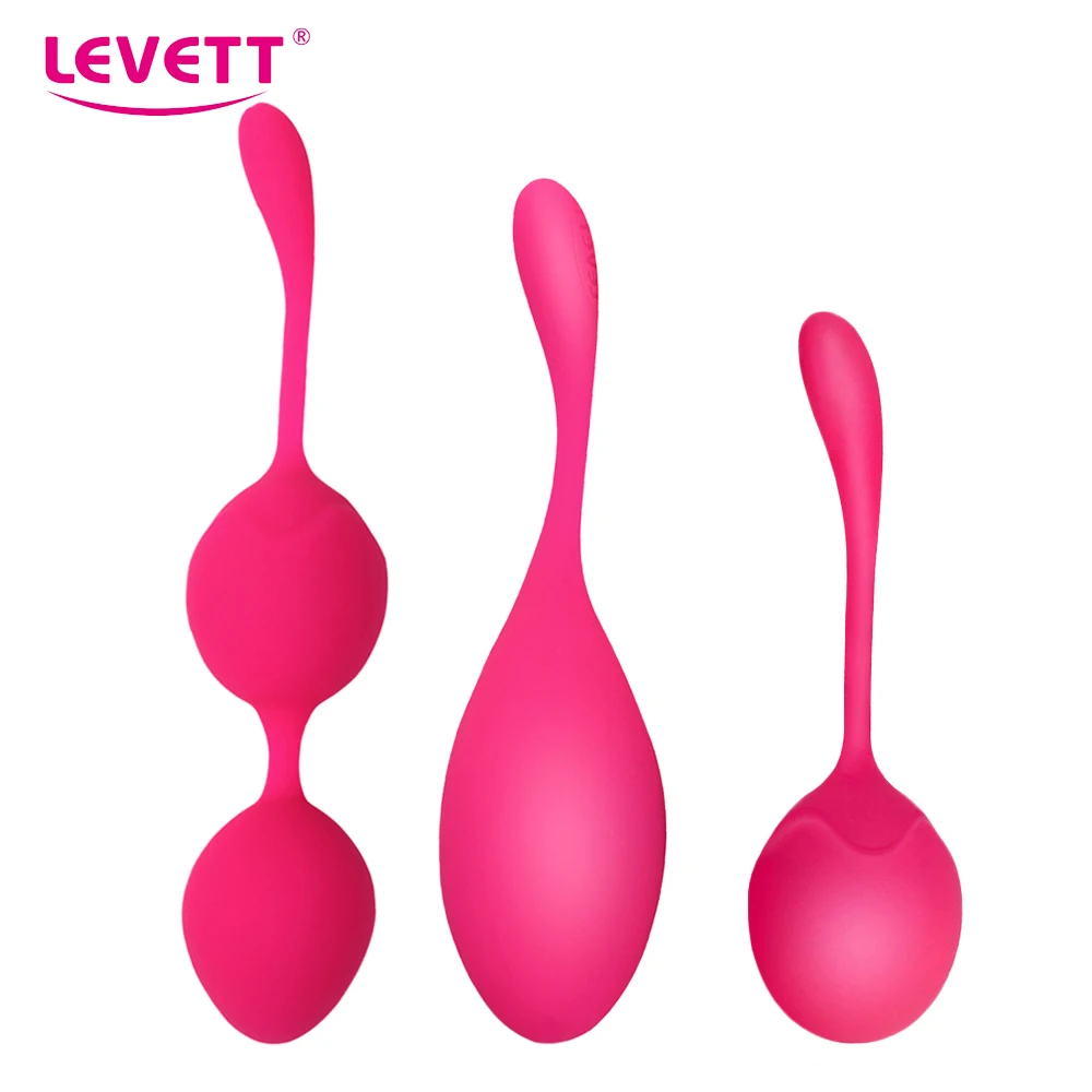 3 Pieces Vaginal Balls Silicone Kegel Ball Sex Toy For Women Tighten Pelvic Exercise Massager Adults Sex Shop Geisha Ball