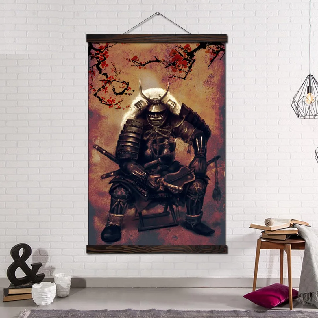 

Wall Art Decor Canvas Painting Posters and Prints Wall Decorative Pictures for Home Decoration Japanese Samurai Warrior Ronin