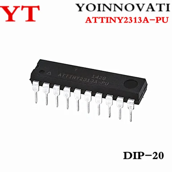 2PCS 25PCS ATTINY2313A-PU ATTINY2313A ATTINY2313 TINY2313A 2313 DIP20 IC