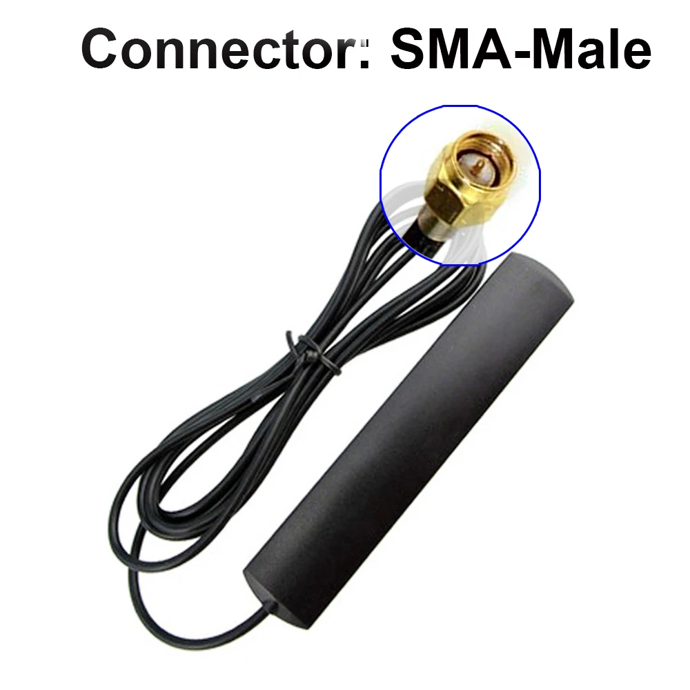 2pcs Universale WIFI Antenna 3G 4G LTE Patch  700-2700MHz 12dbi TS9 CRC9 SMA Male Connector Router Extension Cable