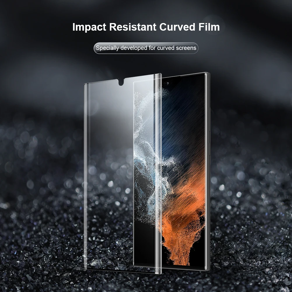 For Samsung Galaxy S22 Ultra Full Coverage Tempered Film NILLKIN For Galaxy S23 2PCS Impact Resistant Film For Galaxy S23 Ultra