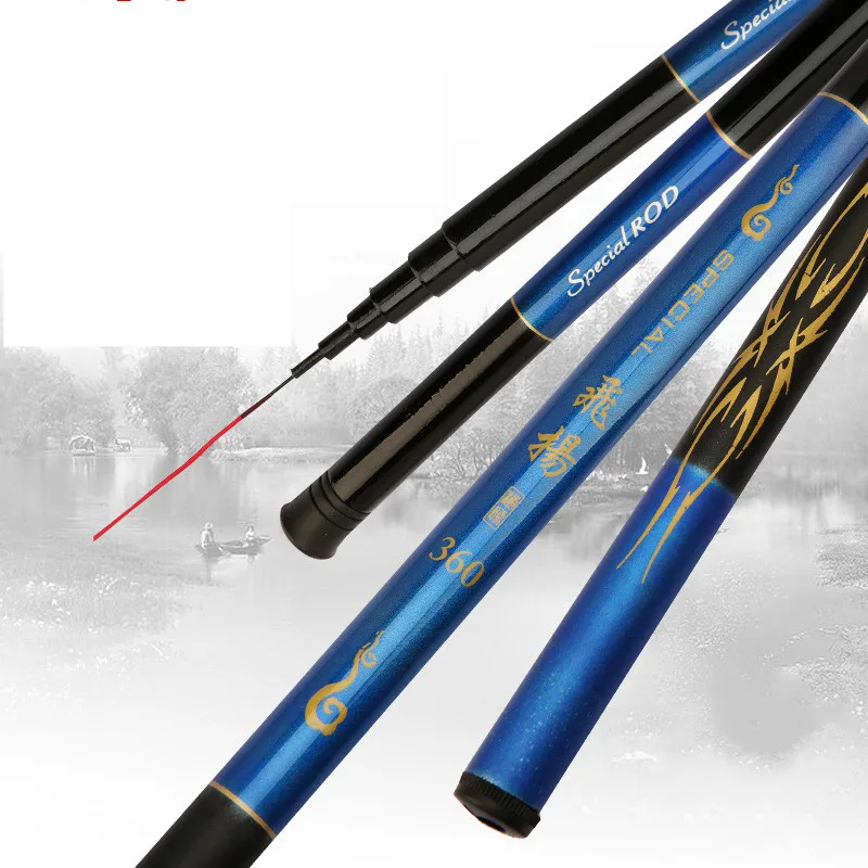 

Telescopic Fishing Rod FRP Super Hard Ultra Light Carp Feerder Fishing Poles Stream Fishing Canne Hooks 2.7/3.6/4.5/5.4/6.3/7.2m