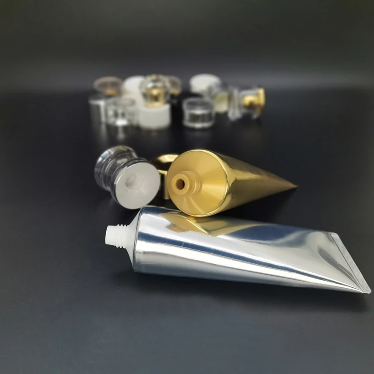 80ml/100ml złota/srebrna miękka tubka delikatny krem do mycia rąk o smaku masła, oczyszczający balsam do rąk, balsam przeciwsłoneczny, esencja, aluminiowo-plastikowy wąż kosmetyczny