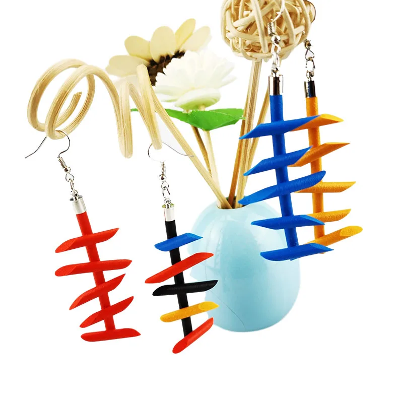 UKEBAY New Handmade Rubber Earrings Women Harajuku Gothic Drop Earrings Multicolor Long Earring Strange Silicone Jewelry Gifts