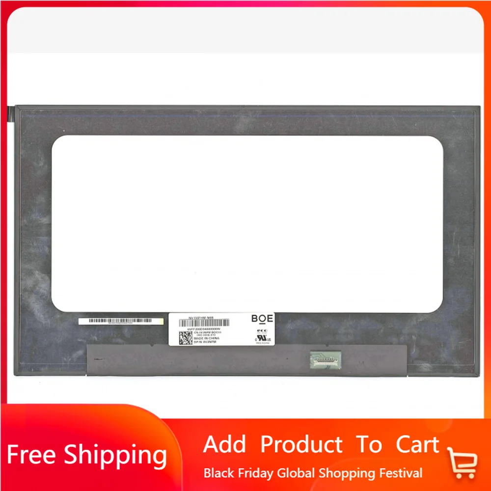 

15.6 NV156FHM-N6B Fit NV156FHM N6B EDP 30PIN 60HZ FHD 1920*1080 LCD Screen Laptop Replacement Display Panel