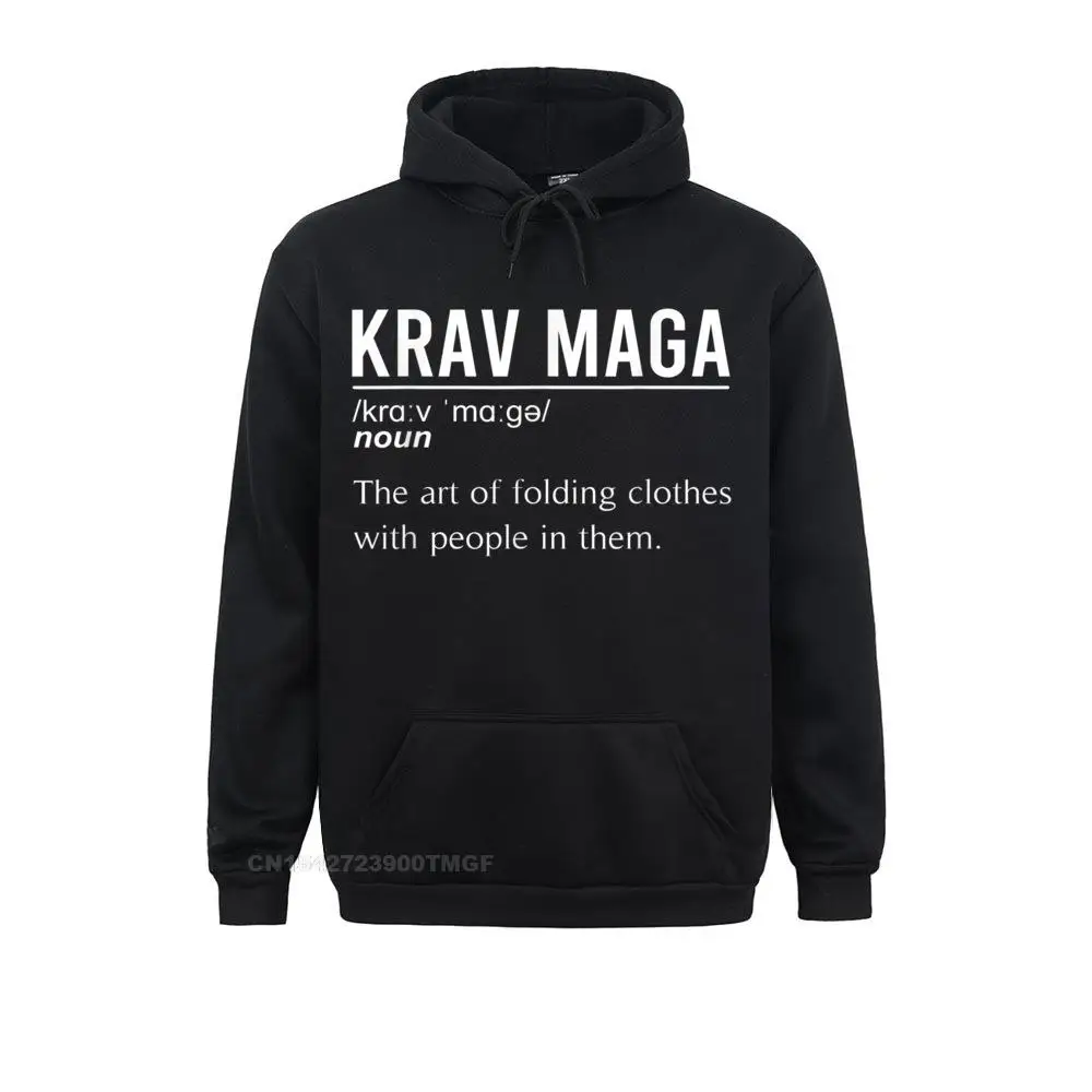 Retro heren sweatshirts met lange mouwen hoodies sportkleding Krav maga kunst van opvouwbare kleding met mensen grappige oversized hoodie