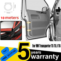 5 Meters Door Seal Strips Upgrade For VW T5 T5.1 T6 Transporter Multivan Caravelle Campervan California Motorhome Extra Cab T32