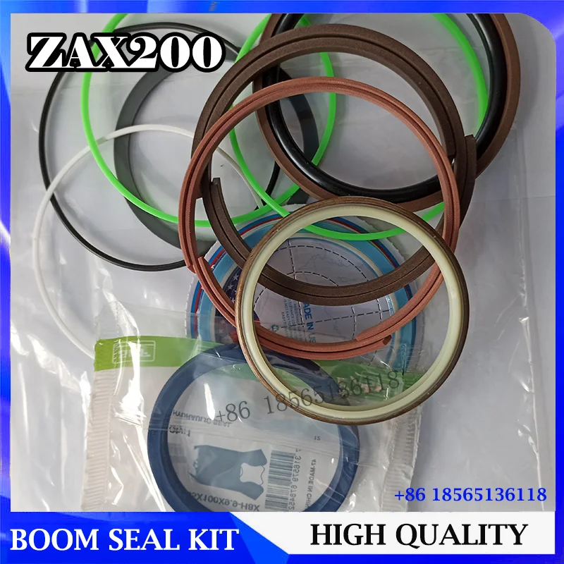 4448398 Zaxis200 Hydraulic Boom Cylinder Seal Kit for Zaxis Zax200 ZX200 Hitachi Excavator Oil Repair Kit