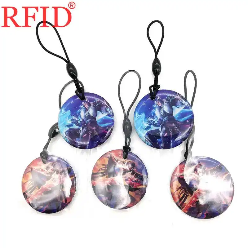 UID 13.56Mhz IC Rewritable Writable Keyfobs RFID Waterproof Keyfob Token Tag Copy Clone Proximity Access Control Card 1pcs