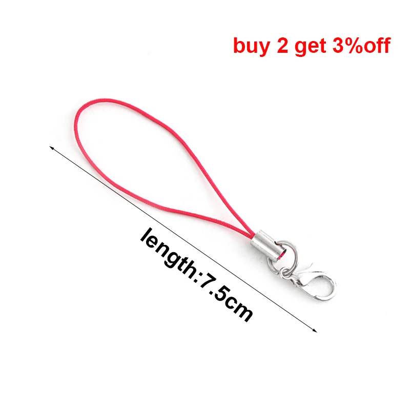 20pcs Hand Wrist Lanyard String Short Grip Lanyard Mobile Phone Strap for USB Flash Drive Keychain ID Badge Holder DIY Hang Rope